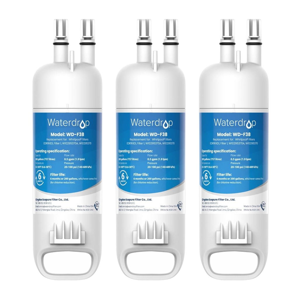 Waterdrop Compatible Whirlpool EDR1RXD1 Drop 1 Refrigerator Water Filter