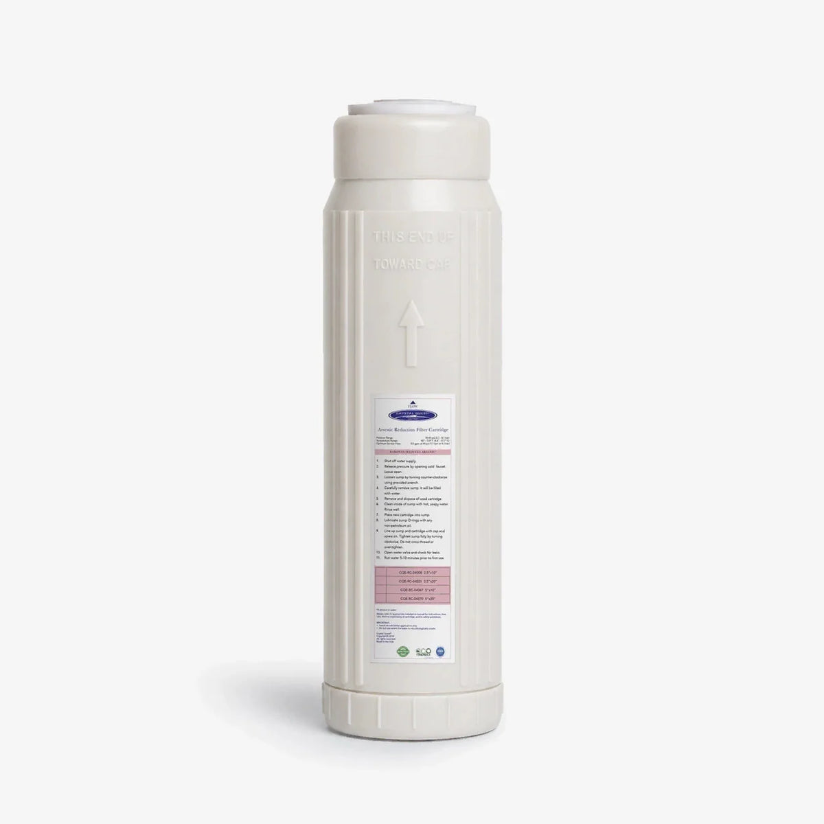 Arsenic Removal Filter Cartridge