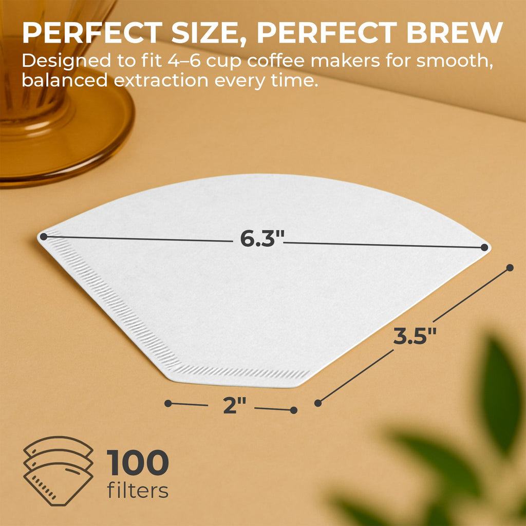 Kaffe #2 Paper Coffee Filters, 100-Pack — KFCF02W