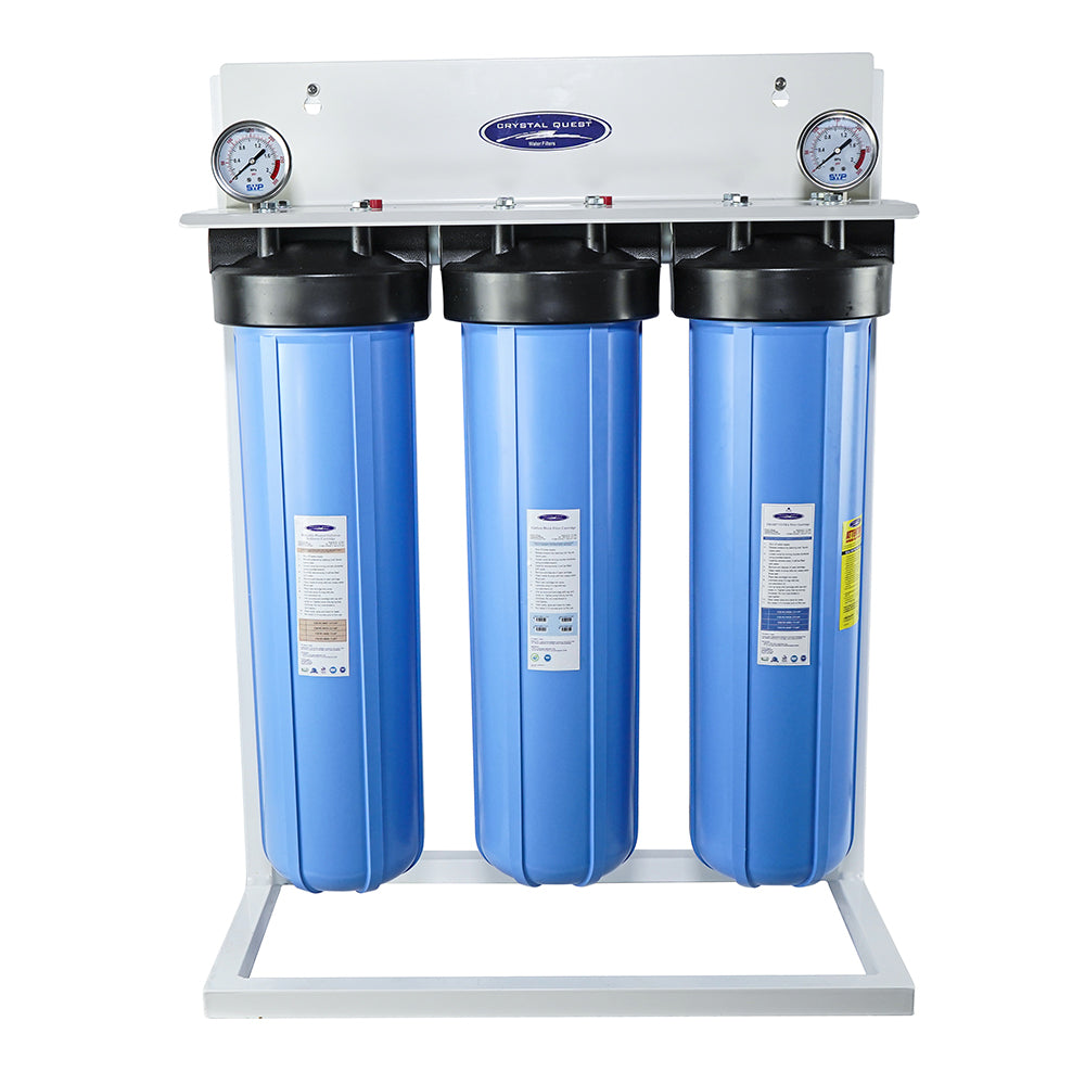 Big Blue Whole House Water Filter | Metal Removal (4-6 GPM | 1-2 people)